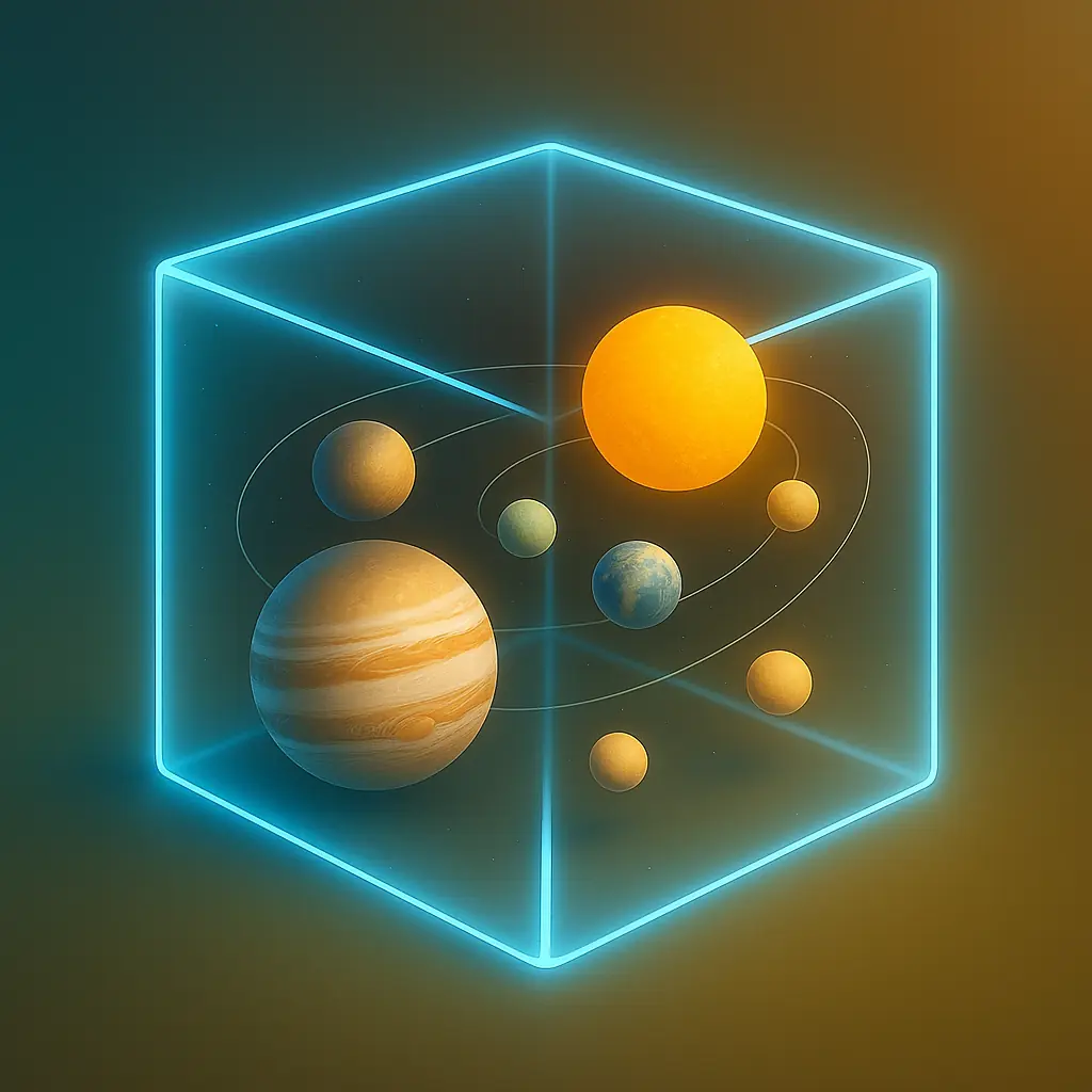 المجموعة الشمسية بالواقع المعزز 4D