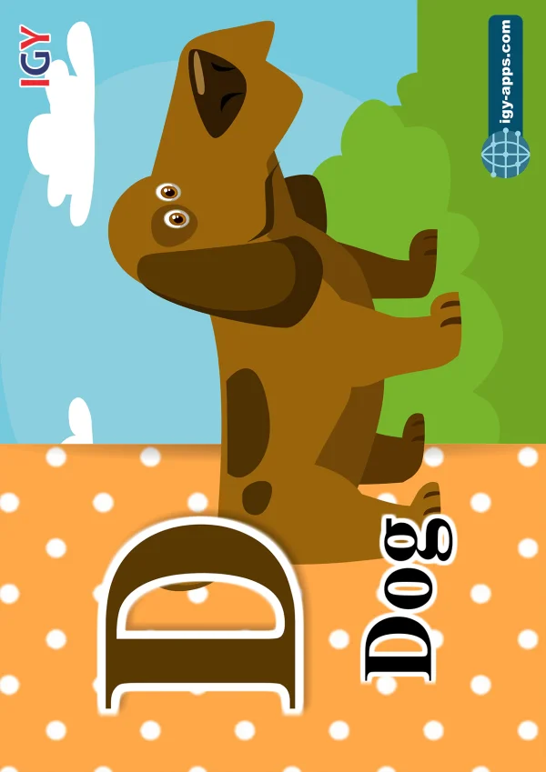 كلب — Dog — حرف D