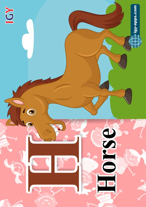 حصان — Horse — حرف H