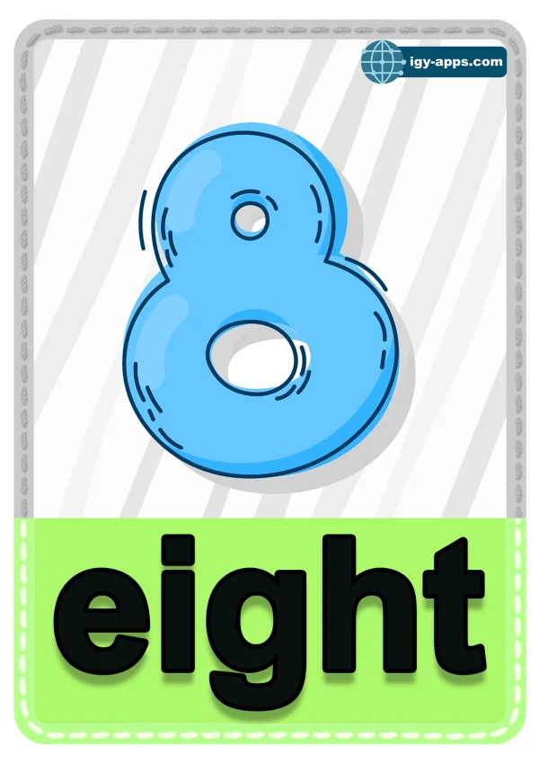 ٨ ثمانية — Eight — رقم 8