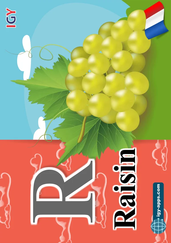 عنب — Grapes — حرف R