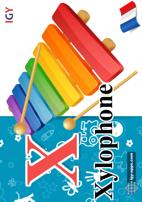 إكسليفون — Xylophone — حرف X