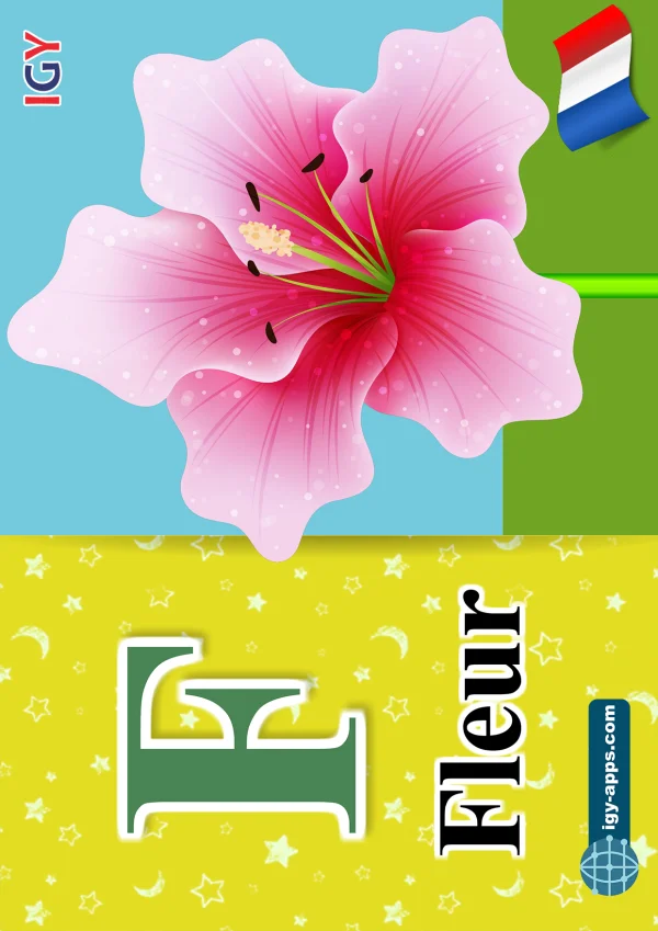 زهرة — Flowers — حرف F