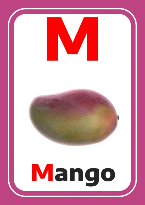 Mangue — Mango / مانجو — Lettre M