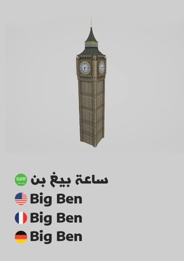 ساعة بيغ بن — Big Ben