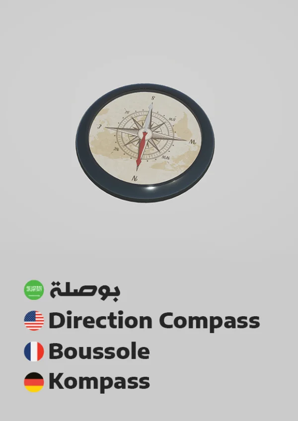 Kompass — Direction Compass / بوصلة