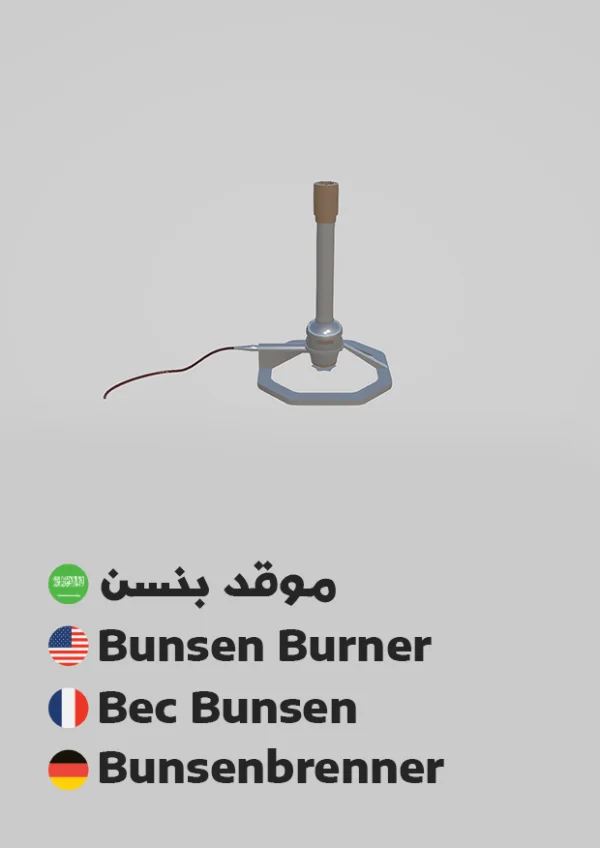 Bunsenbrenner — Bunsen Burner / موقد بنسن