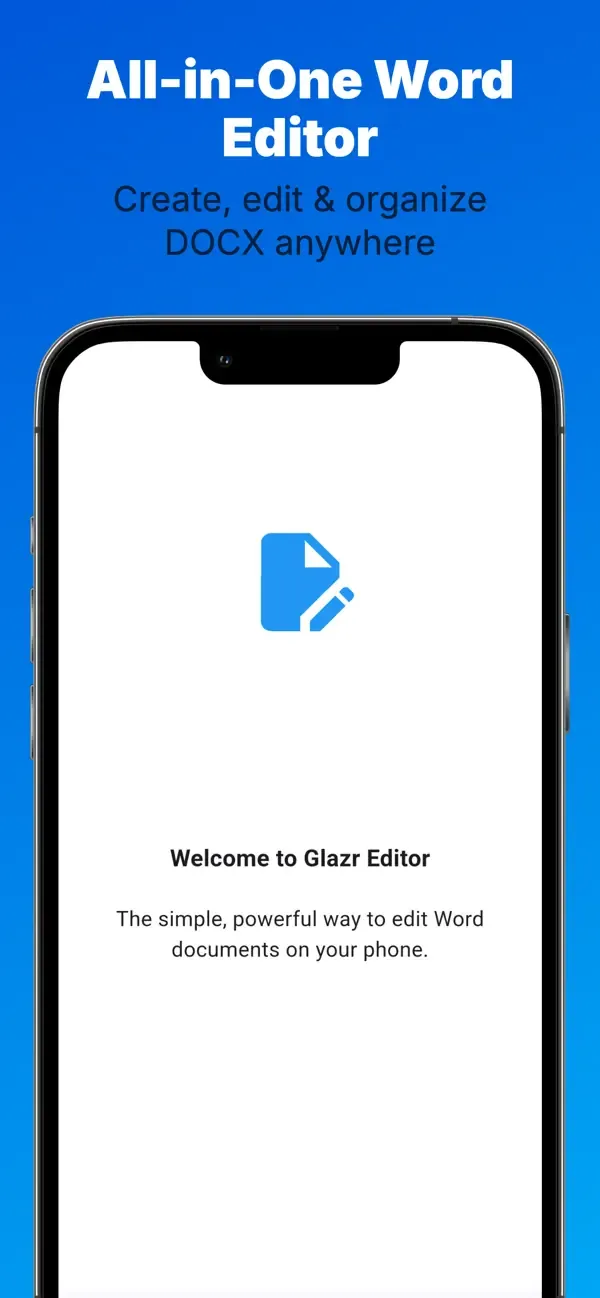 Glazr محرر ملفات DOCX — 1