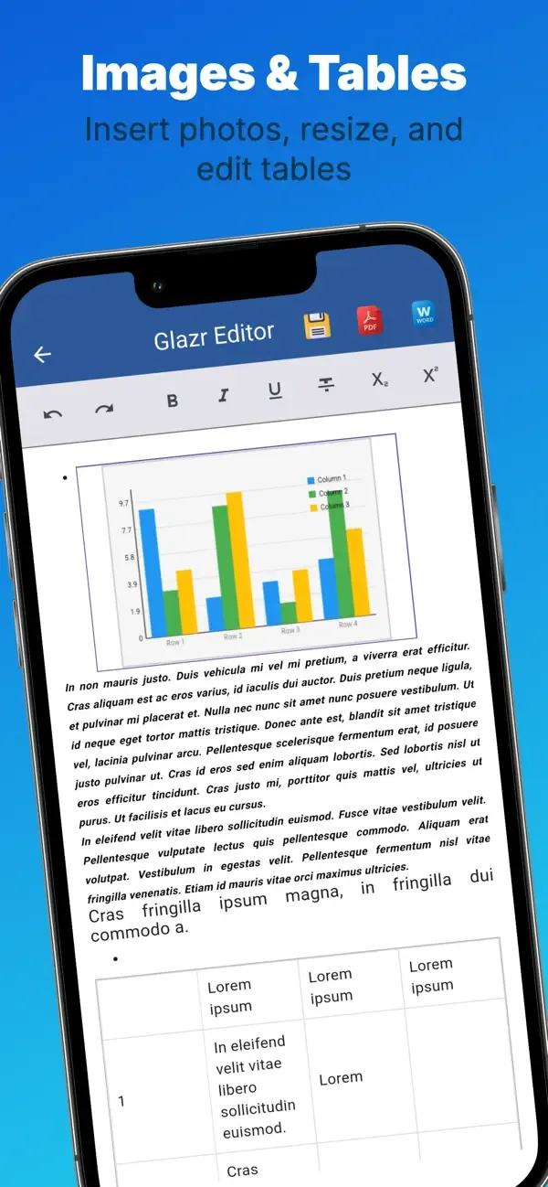 Glazr محرر ملفات DOCX — 4
