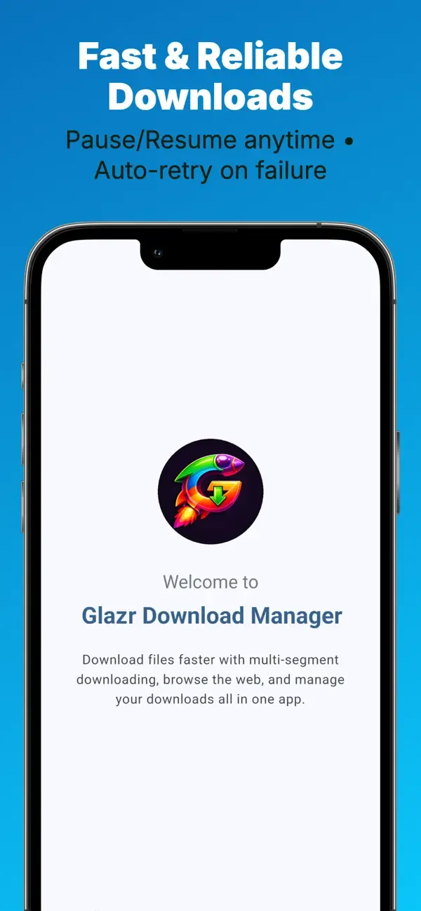 مدير تنزيلات Glazr — 1