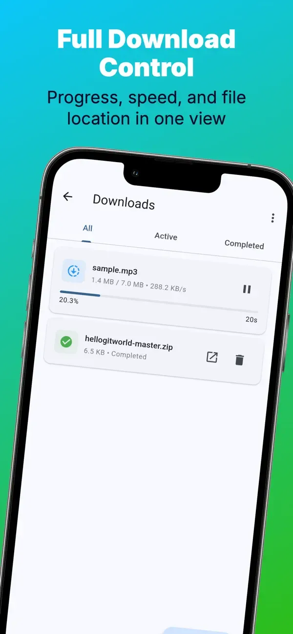 مدير تنزيلات Glazr — 2