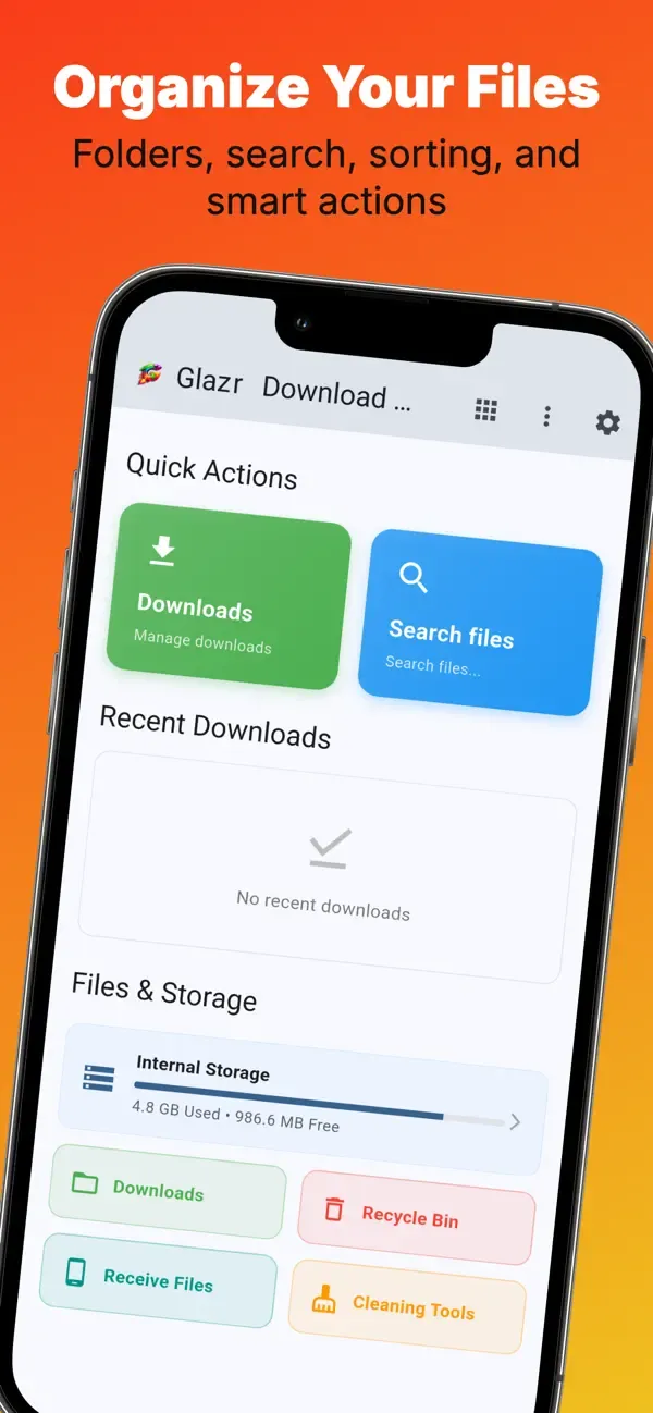 مدير تنزيلات Glazr — 5