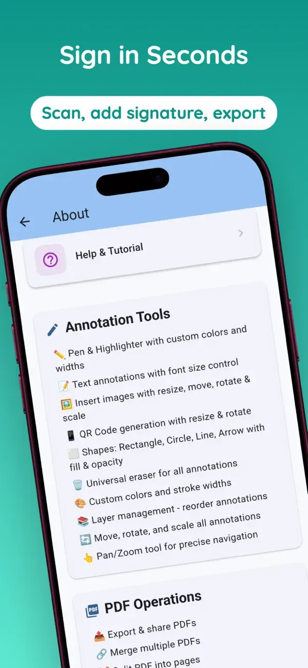 PdfBlend: PDF-Editor und Scanner — 3