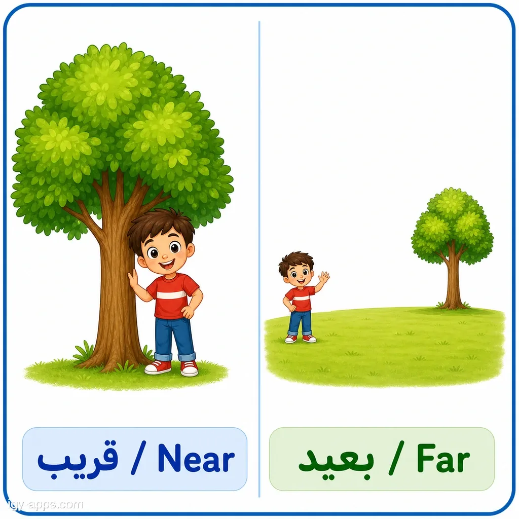 قريب ↔ بعيد | Near ↔ Far