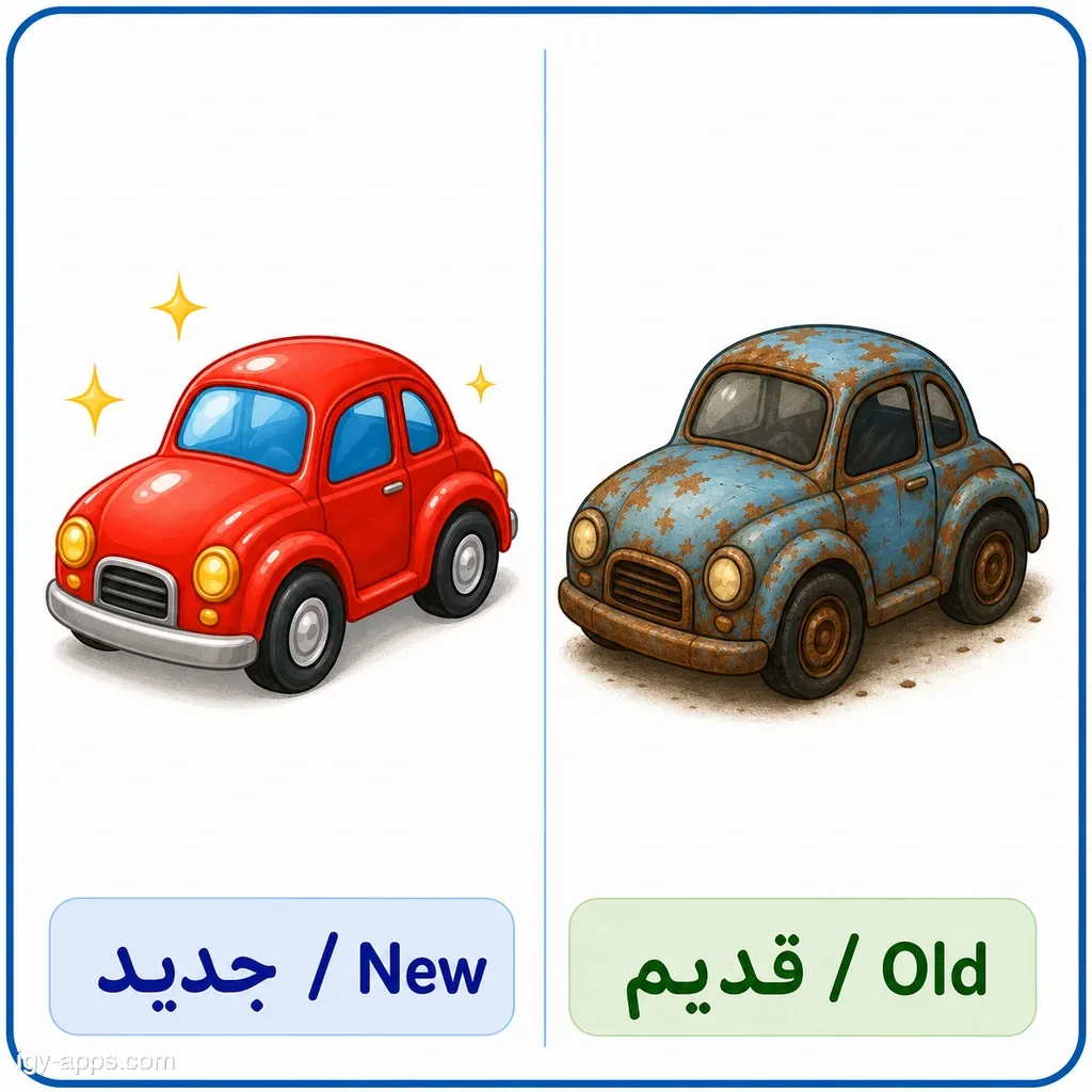 جديد ↔ قديم | New ↔ Old