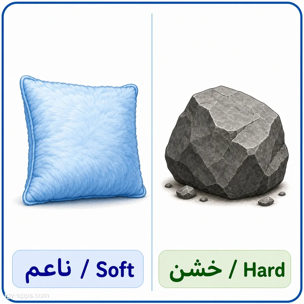 ناعم ↔ خشن | Soft ↔ Hard