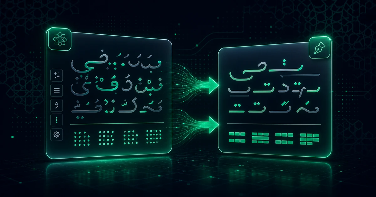 أدوات النص العربي