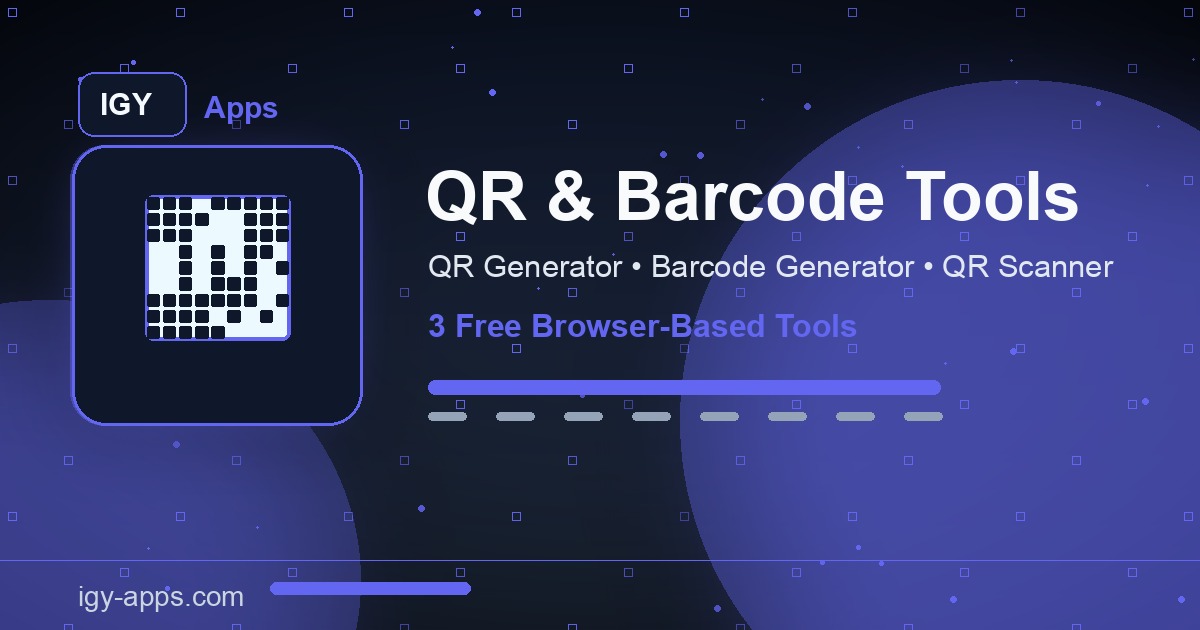 QR & Code Tools — IGY Apps